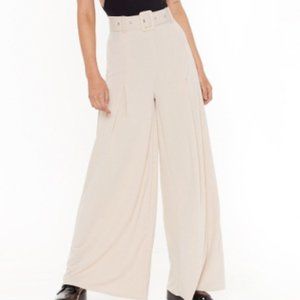 Love Never Belt So Good Belted Wide-Leg Pants